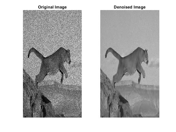 MathWorks denoising image